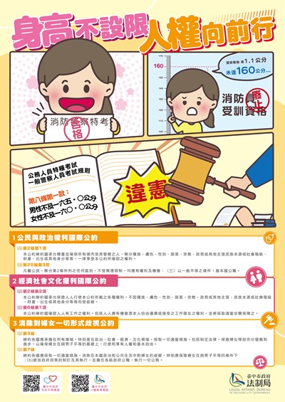 臺中市政府113年度兩公約教育訓練及宣導計畫